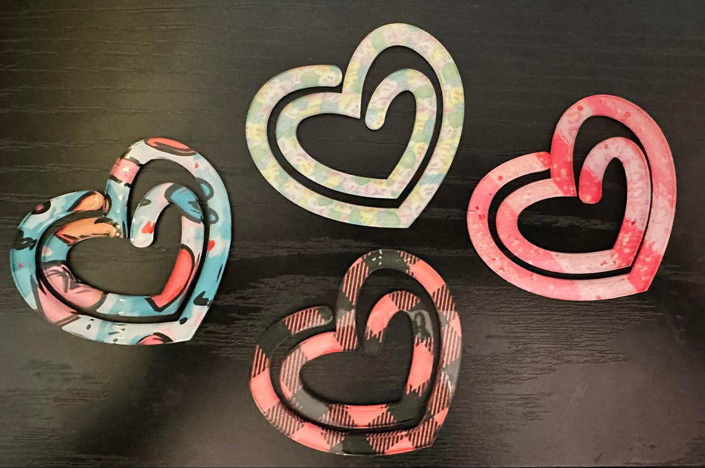 Heart-Shaped Paper clips (set of 2)